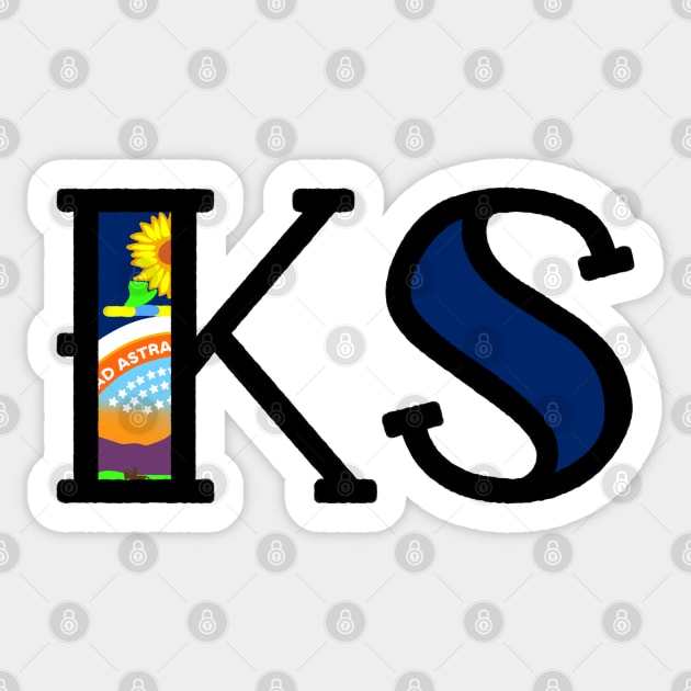 Kansas Sticker by kmtnewsmans